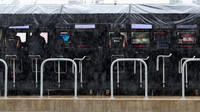 Pitwall týmu Lotus za deště v Austinu