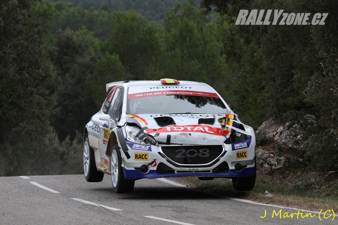 Suárez si vyzkoušel Peugeot 208 T16 již letos ve Španělsku v rámci soutěže WRC2