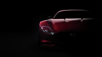 Detail předního světla, Mazda RX-Vision.
