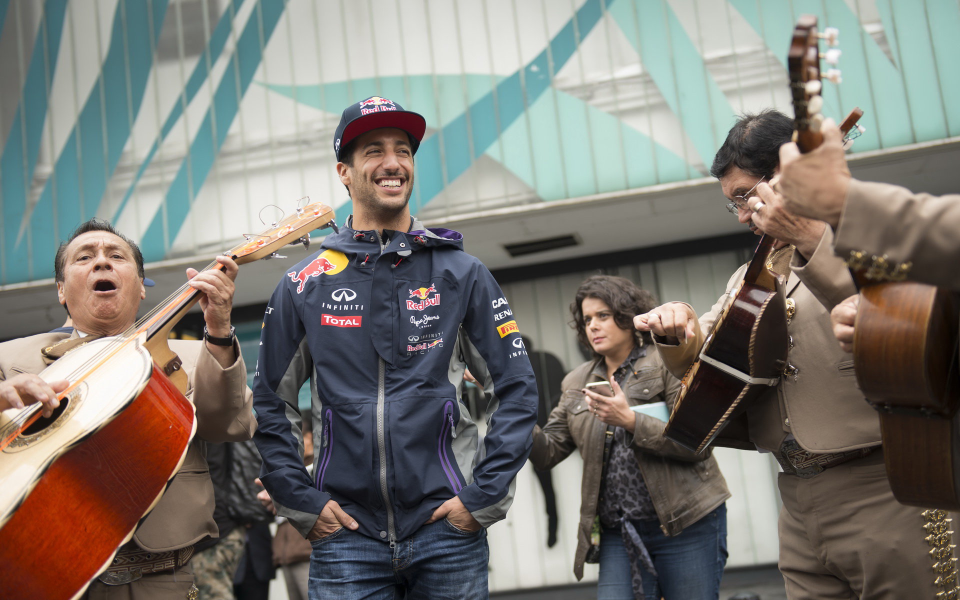 Daniel Ricciardo v Mexiku