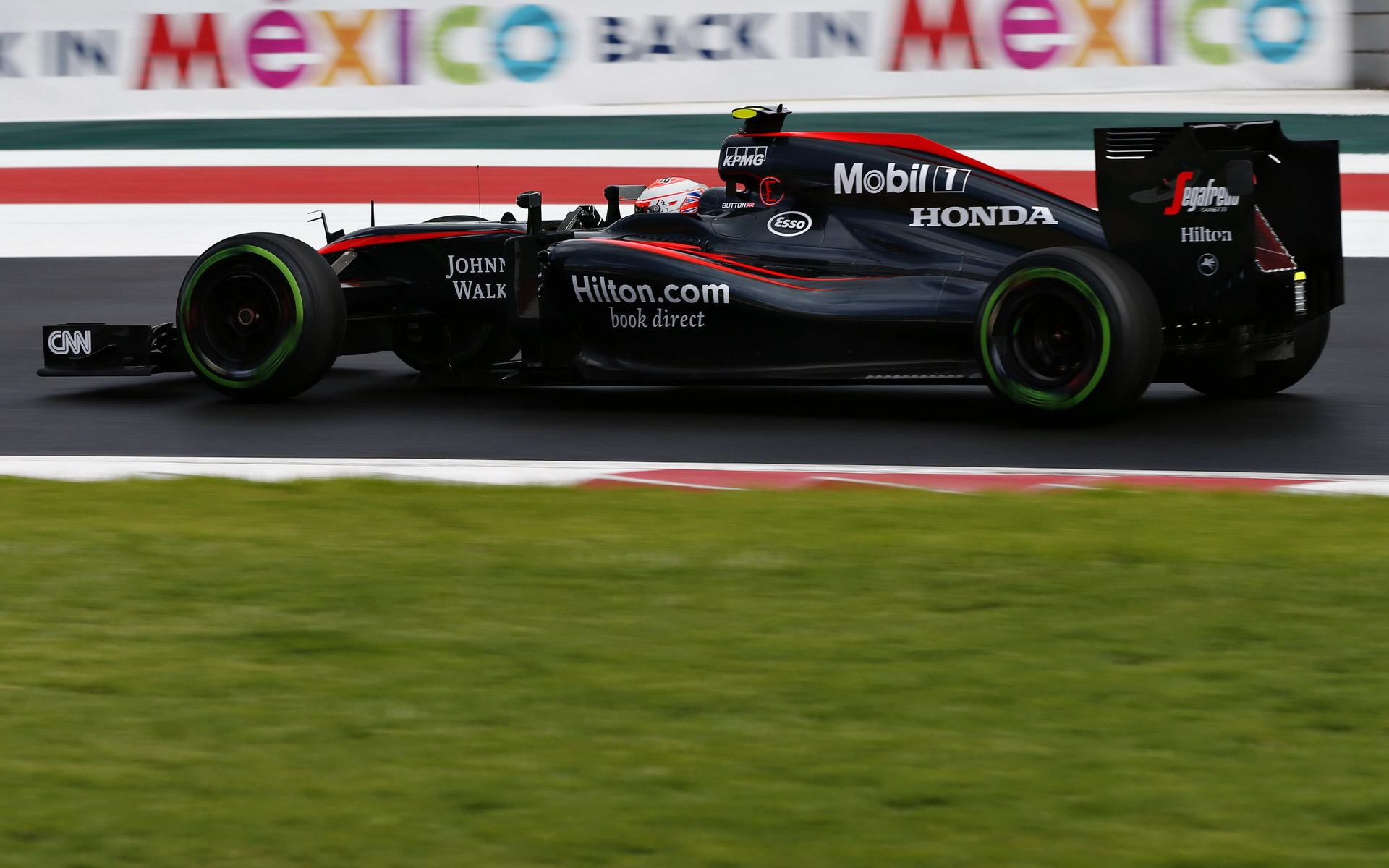 Jenson Button v Mexiku