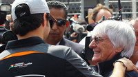 NicoSergio Pérez a Bernie Ecclestone v Mexiku
