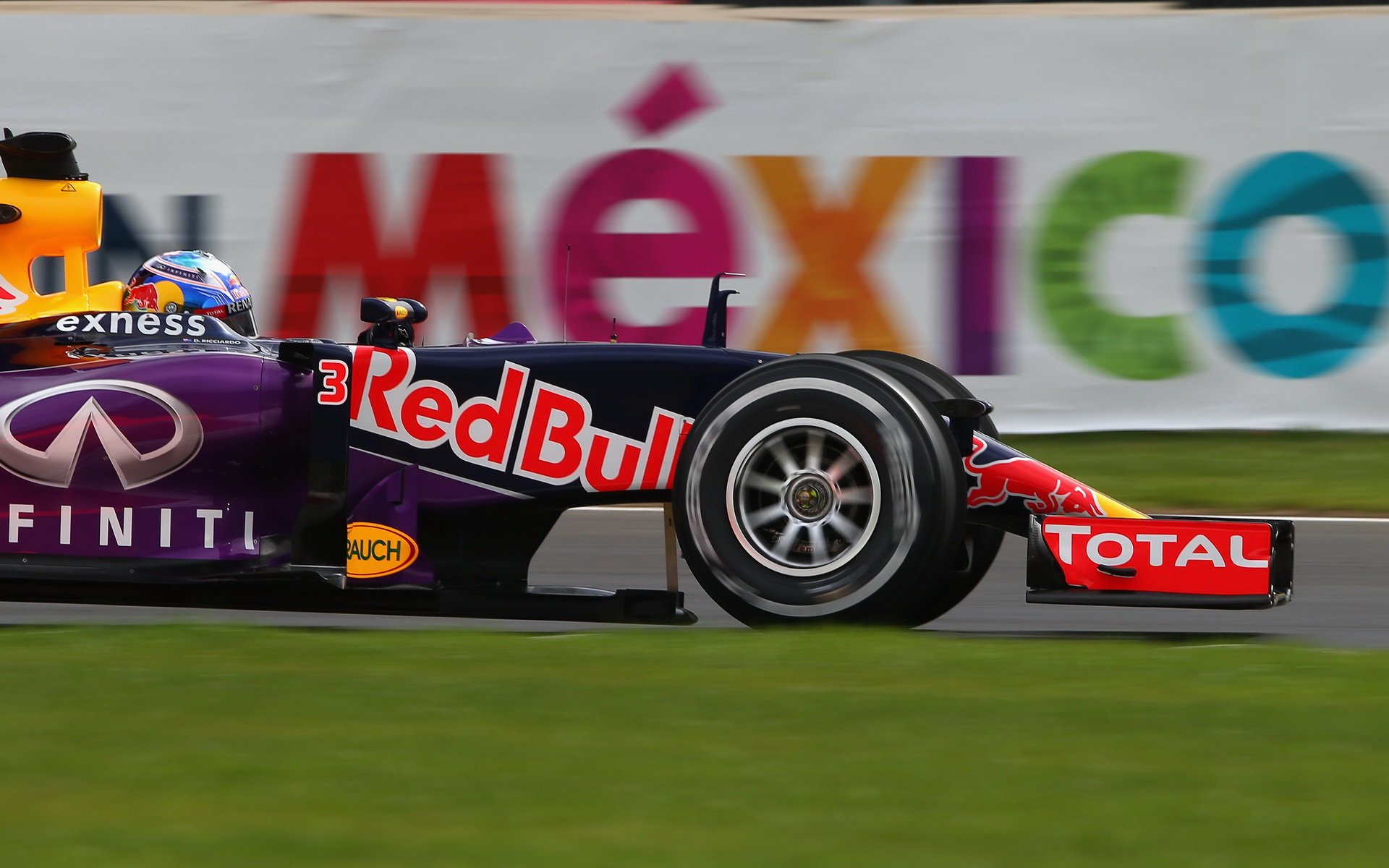 Daniel Ricciardo v Mexiku