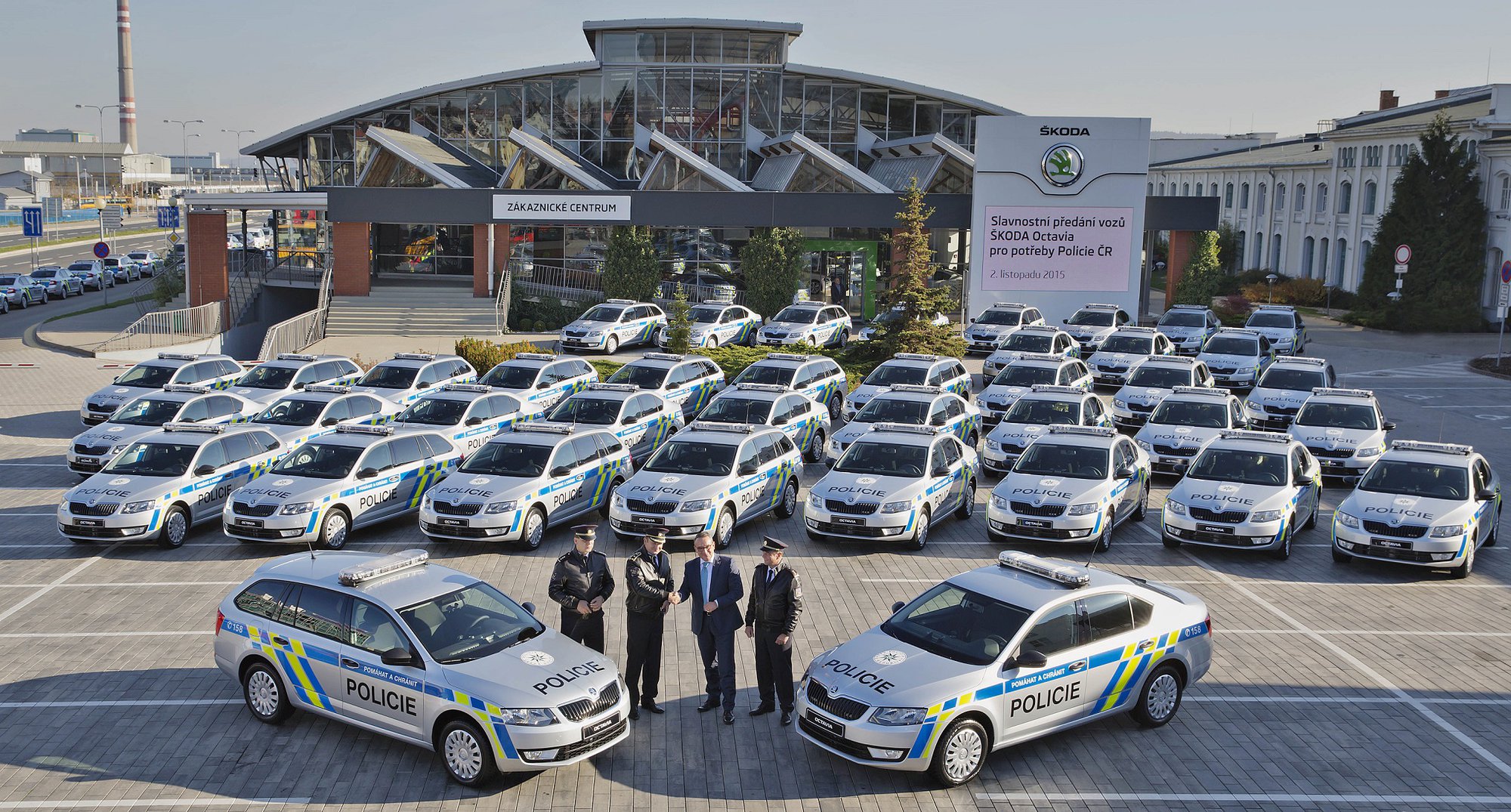 Škoda Auto předala nové policejní vozy pro českou Policii