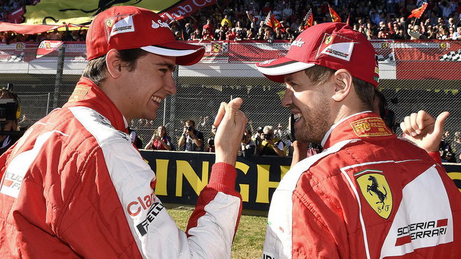 Doufám, že příští rok nezapomeneš, kdo ti testoval auta (Gutiérrez a Vettel)