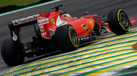 Sebastian Vettel v Brazílii