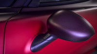 Kryty vnějších zrcátek jsou z karbonu, Alfa Romeo 4C La Furiosa.