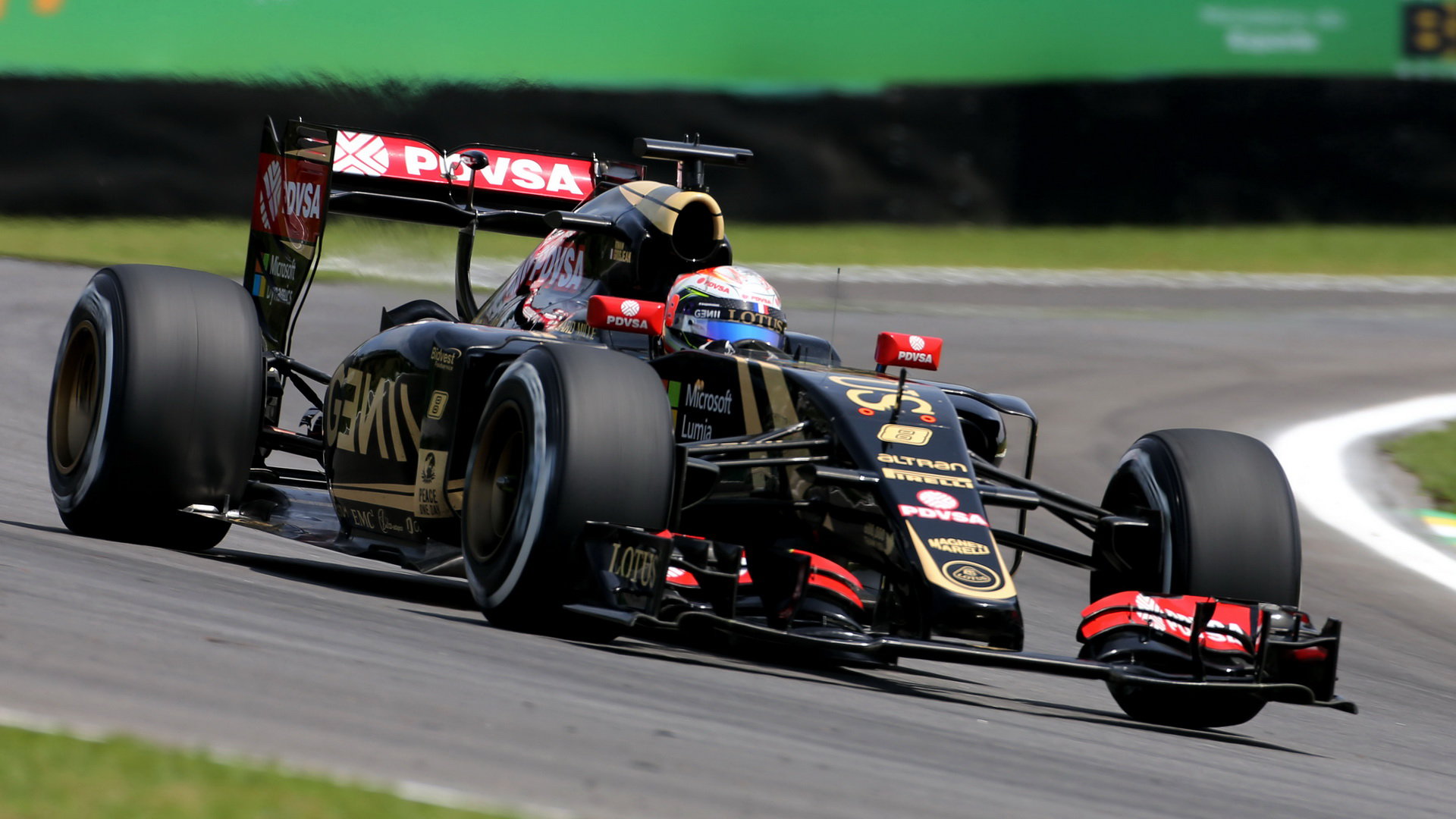 Romain Grosjean v Brazílii