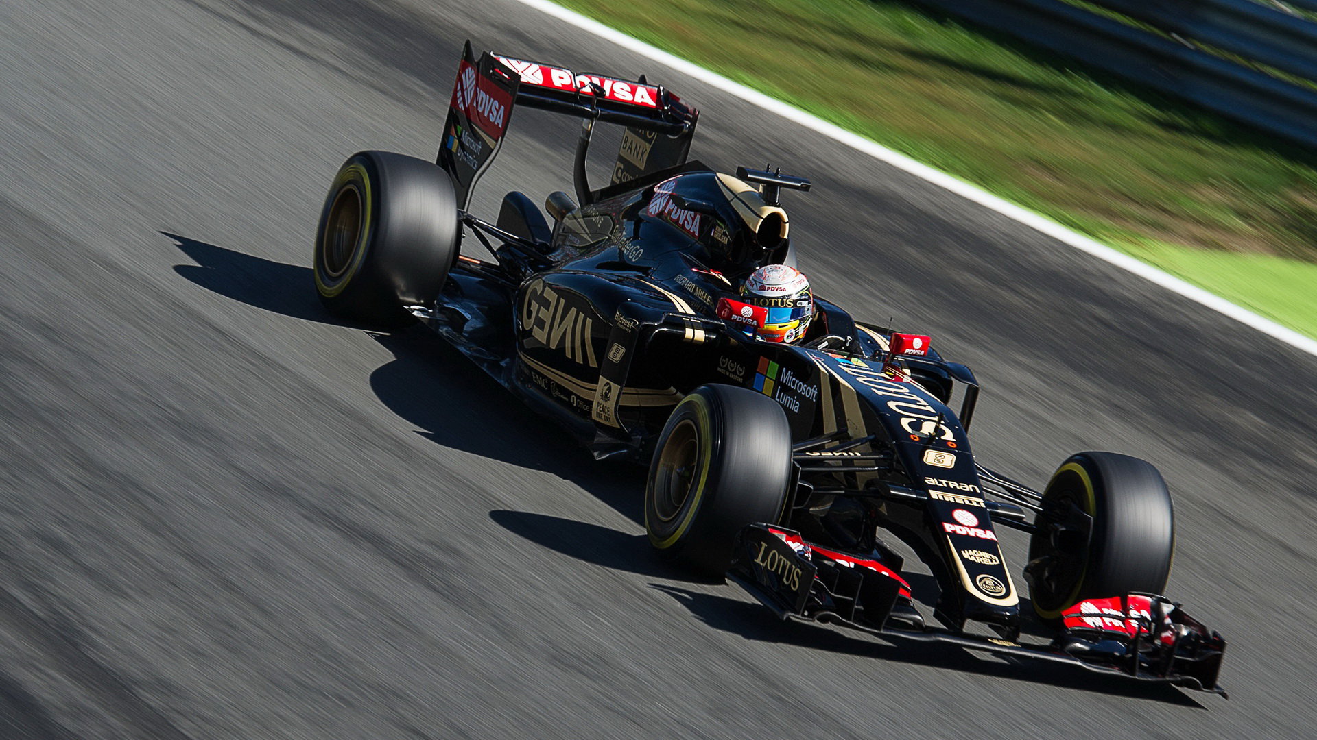 Romain Grosjean v Brazílii