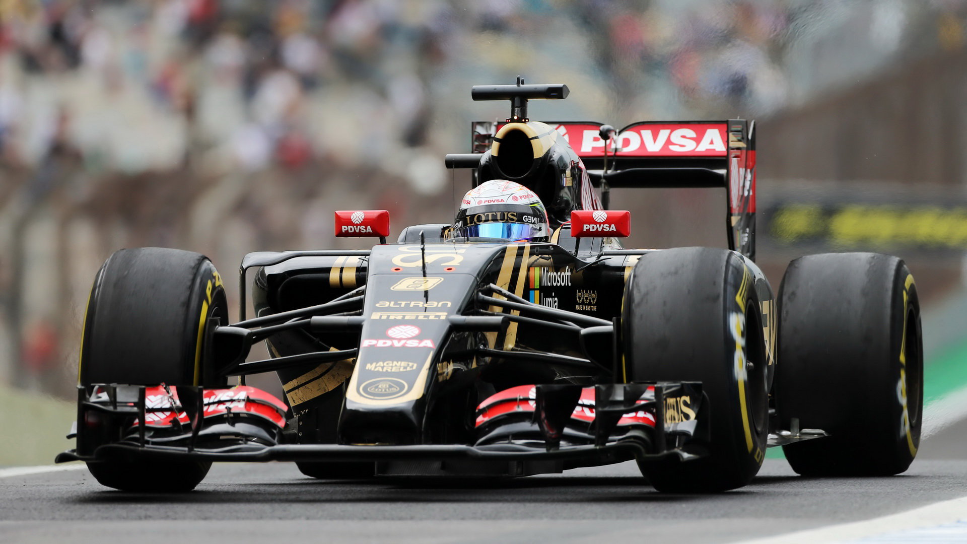 Romain Grosjean v Brazílii