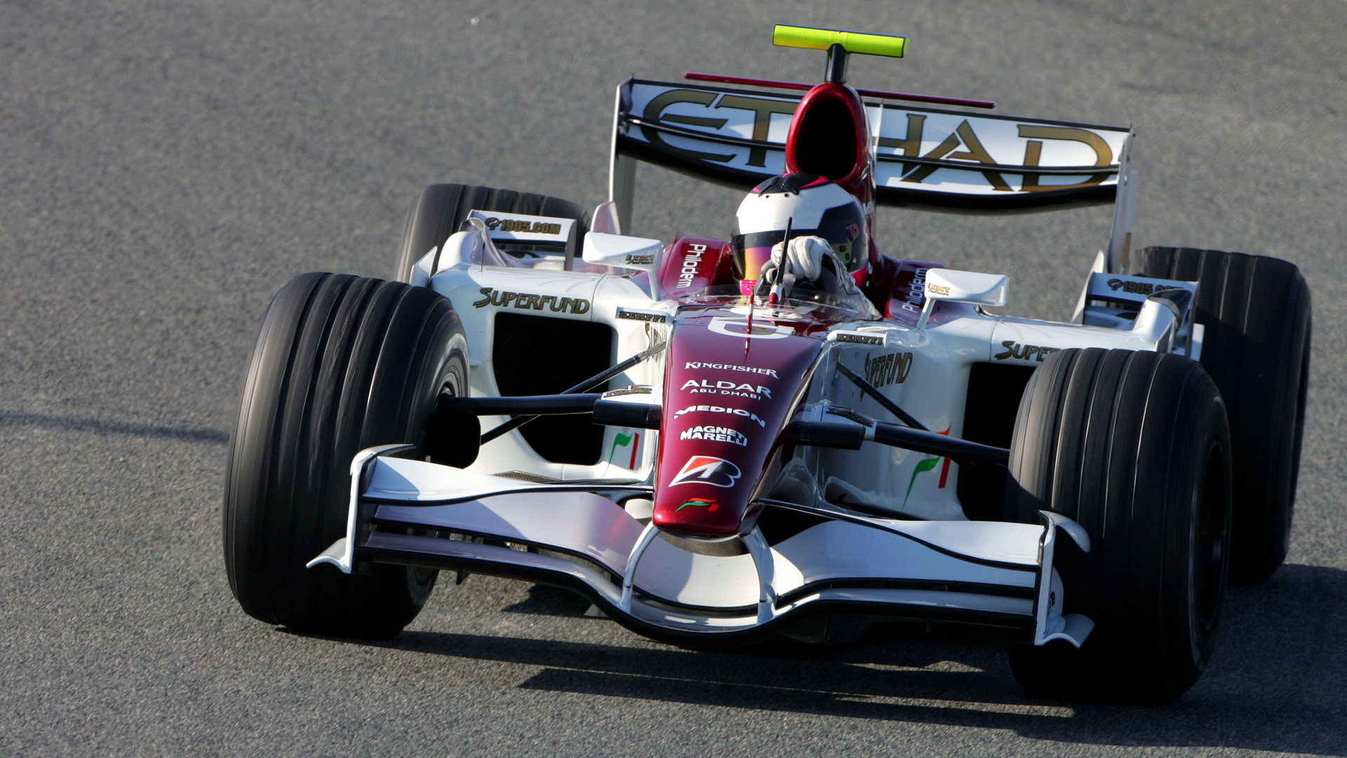 Force India při testech v Jerezu 2007