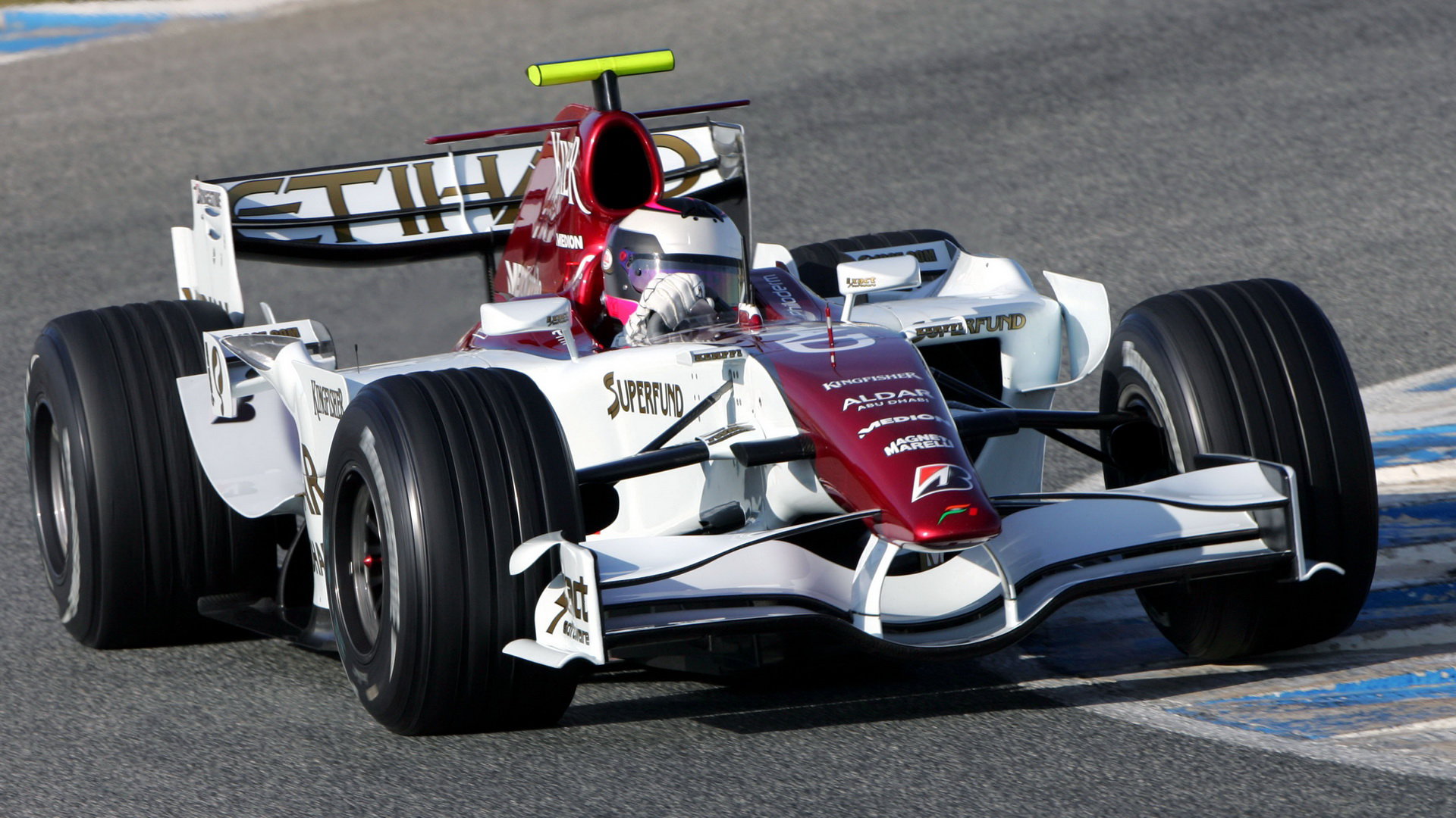 Force India při testech v Jerezu 2007