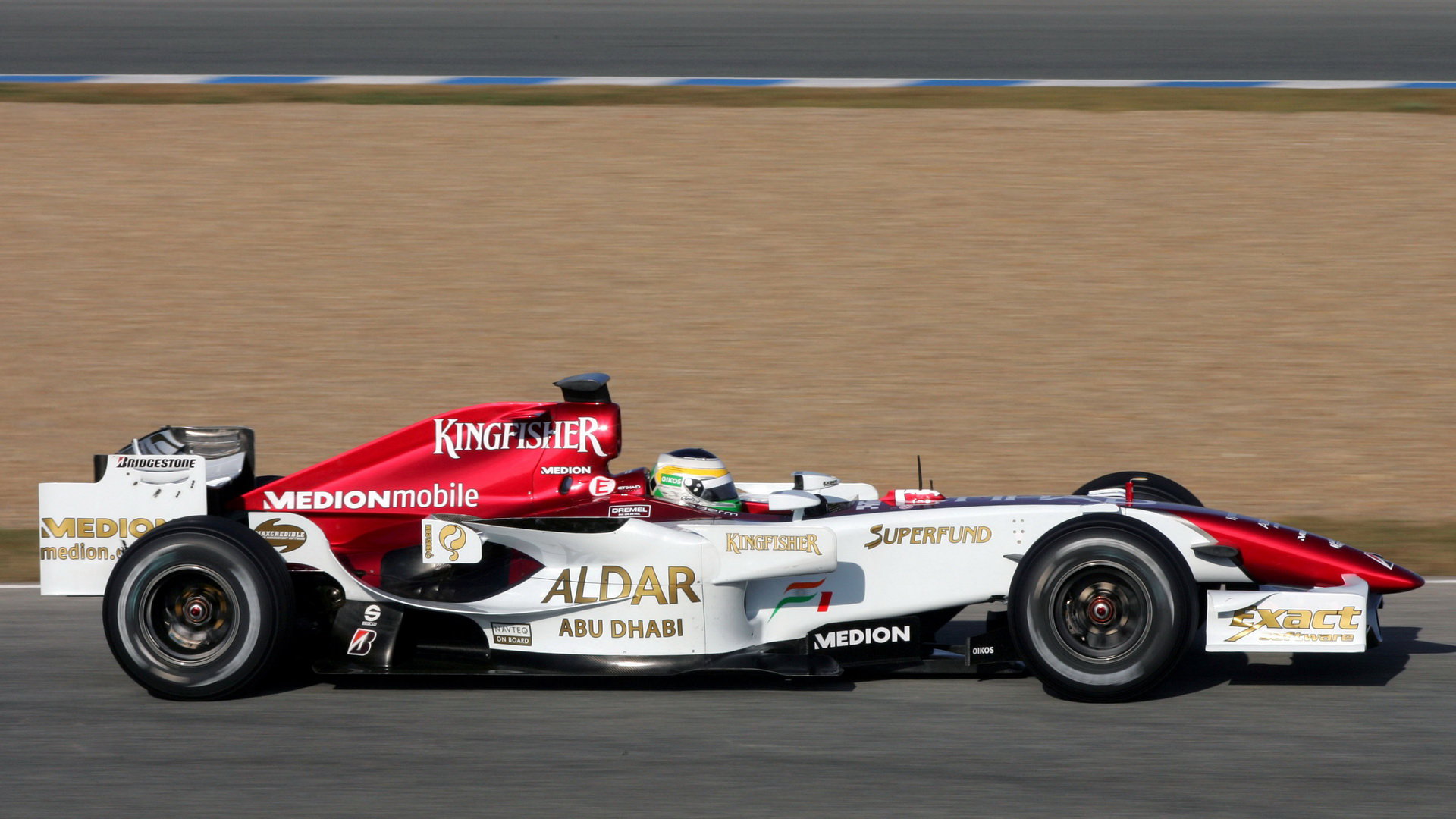 Force India při testech v Jerezu 2007