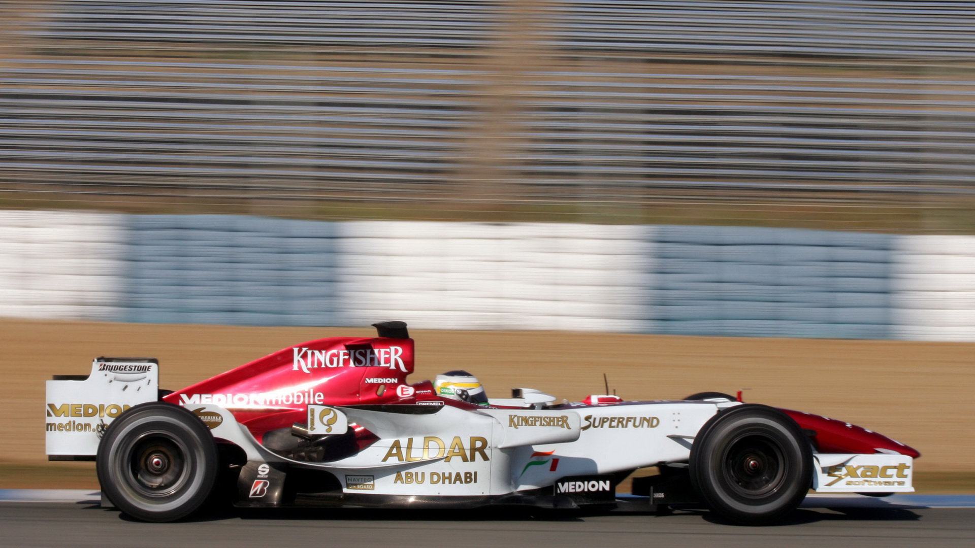 Force India při testech v Jerezu 2007