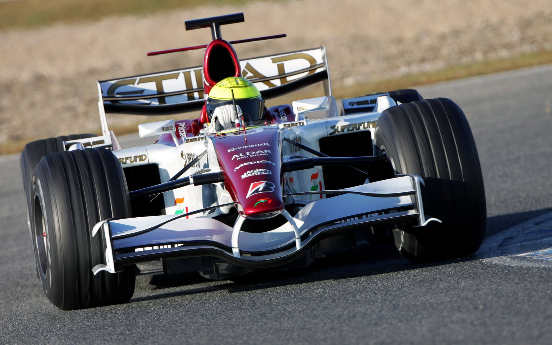 Force India při testech v Jerezu 2007