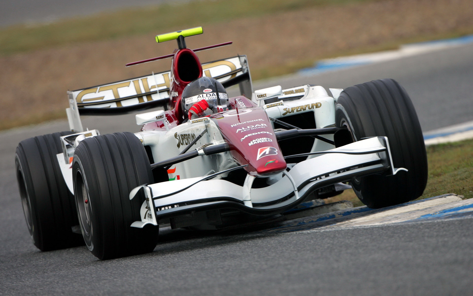 Force India při testech v Jerezu 2007