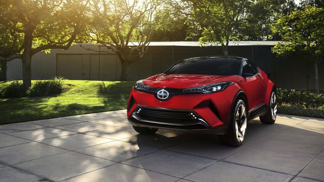 Toyota bude nabízet C-HR i v USA, avšak s logem Scion, Scion C-HR