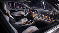 Kabina dostala oranžové podsvícení, BMW Concept Compact Sedan.
