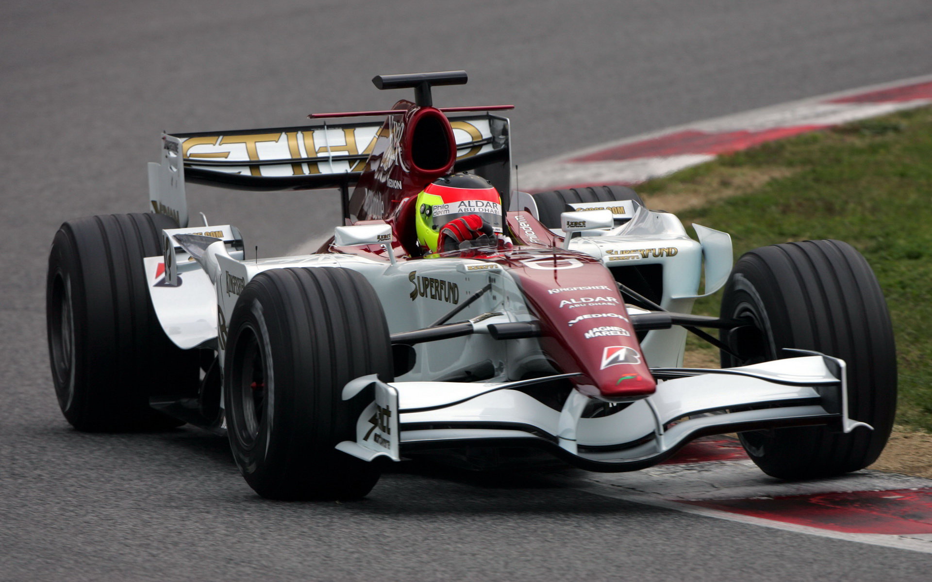 Force India při testu v Barceloně 2007