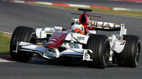 Adrian Sutil s Force Indií při testu v Barceloně 2007