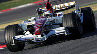 Christian Klien při testu v Barceloně 2007