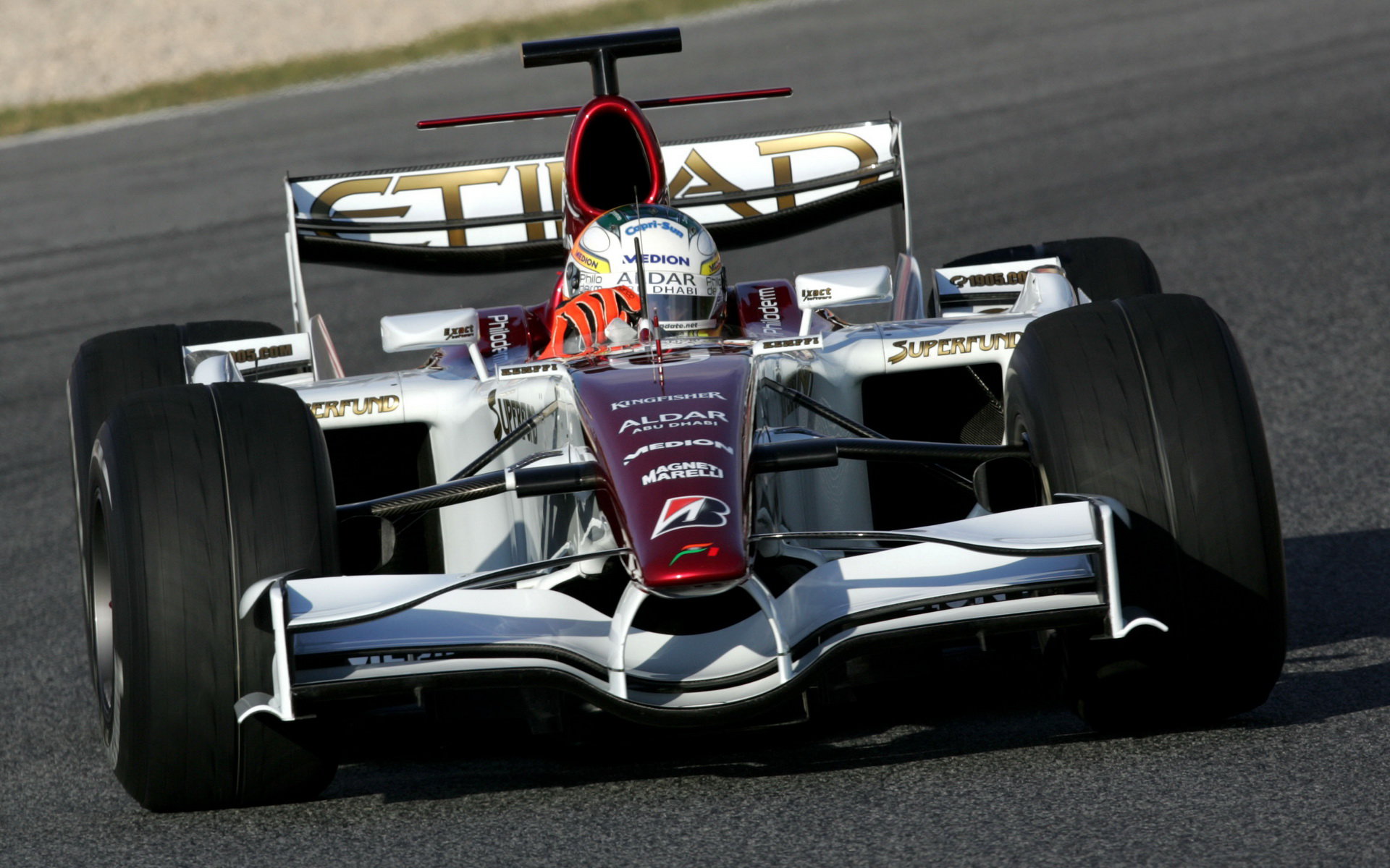 Force India při testu v Barceloně 2007