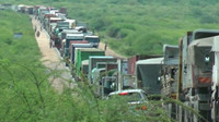 dopravní zácpa v Keni