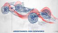 Aerodynamický přítlak - model vozu