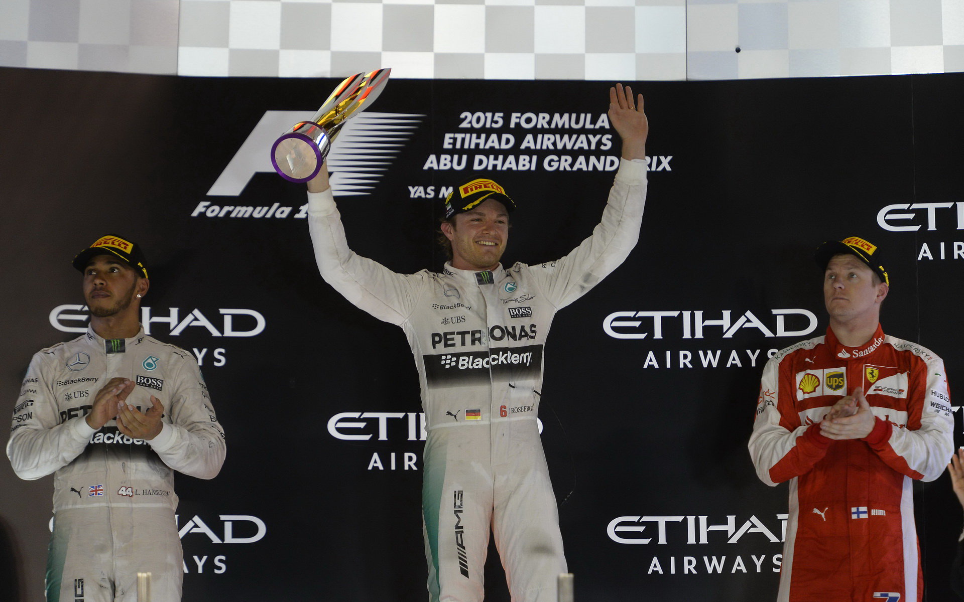 Nico Rosberg vyhrál poslední závod, z mistrovského titulu se ale těší Lewis Hamilton