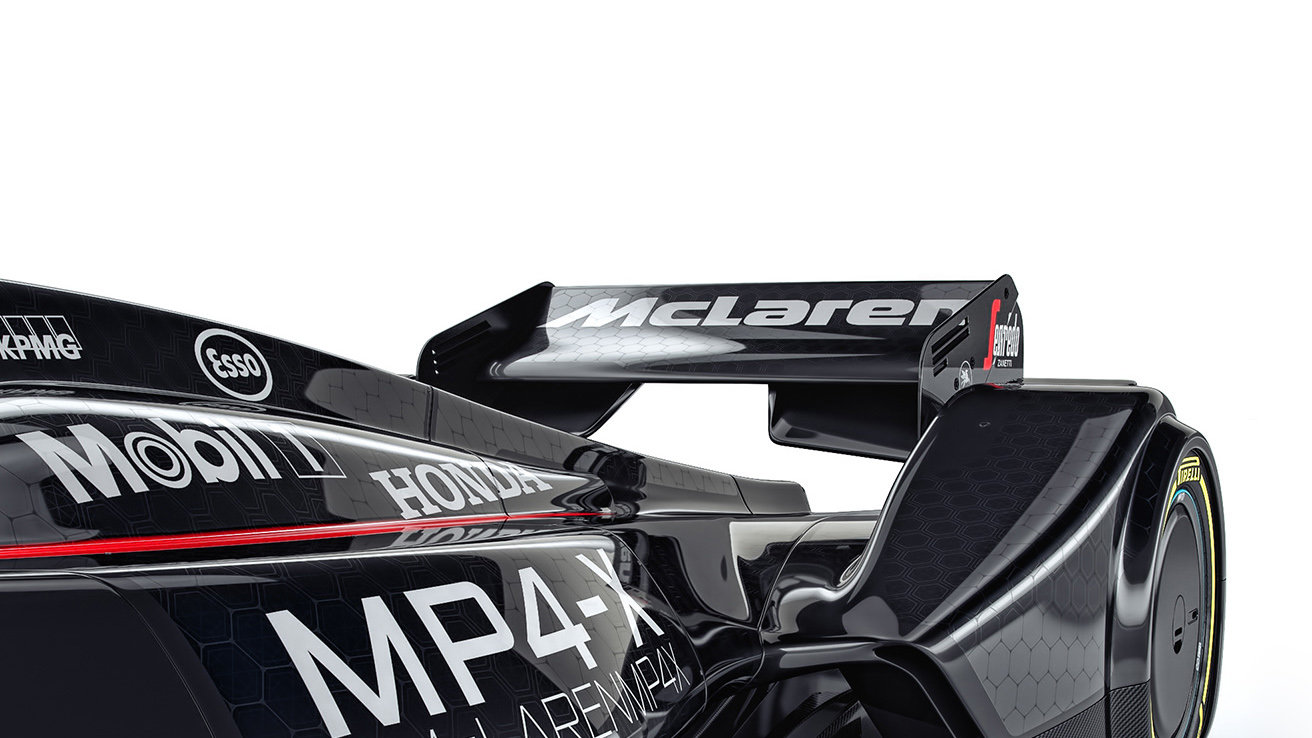 McLaren MP4-X - zadní křídlo