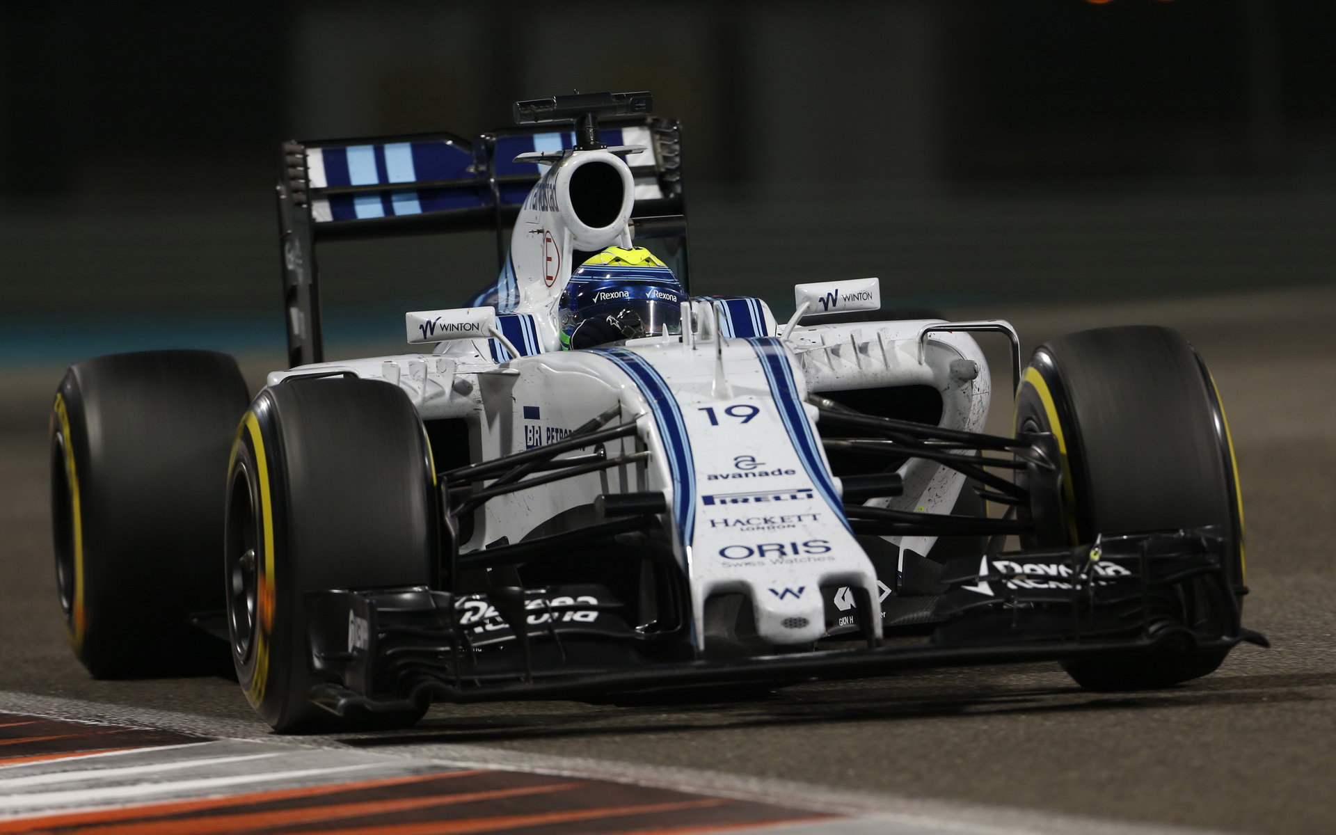 Massa tráví ve Williamsu už třetí sezónu (na snímku v Abú Zabí)