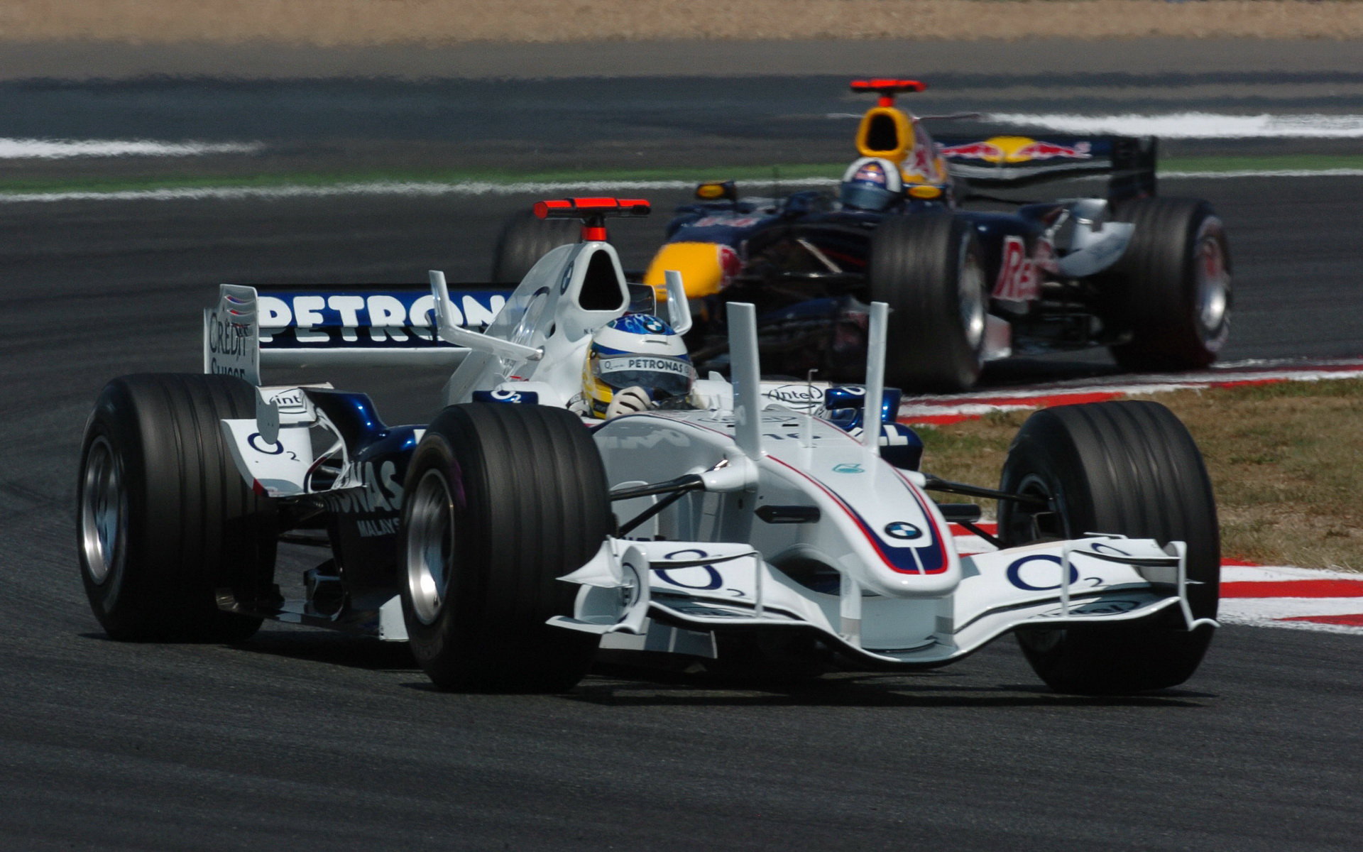 Nick Heidfeld s vozem BMW v GP Francie 2006