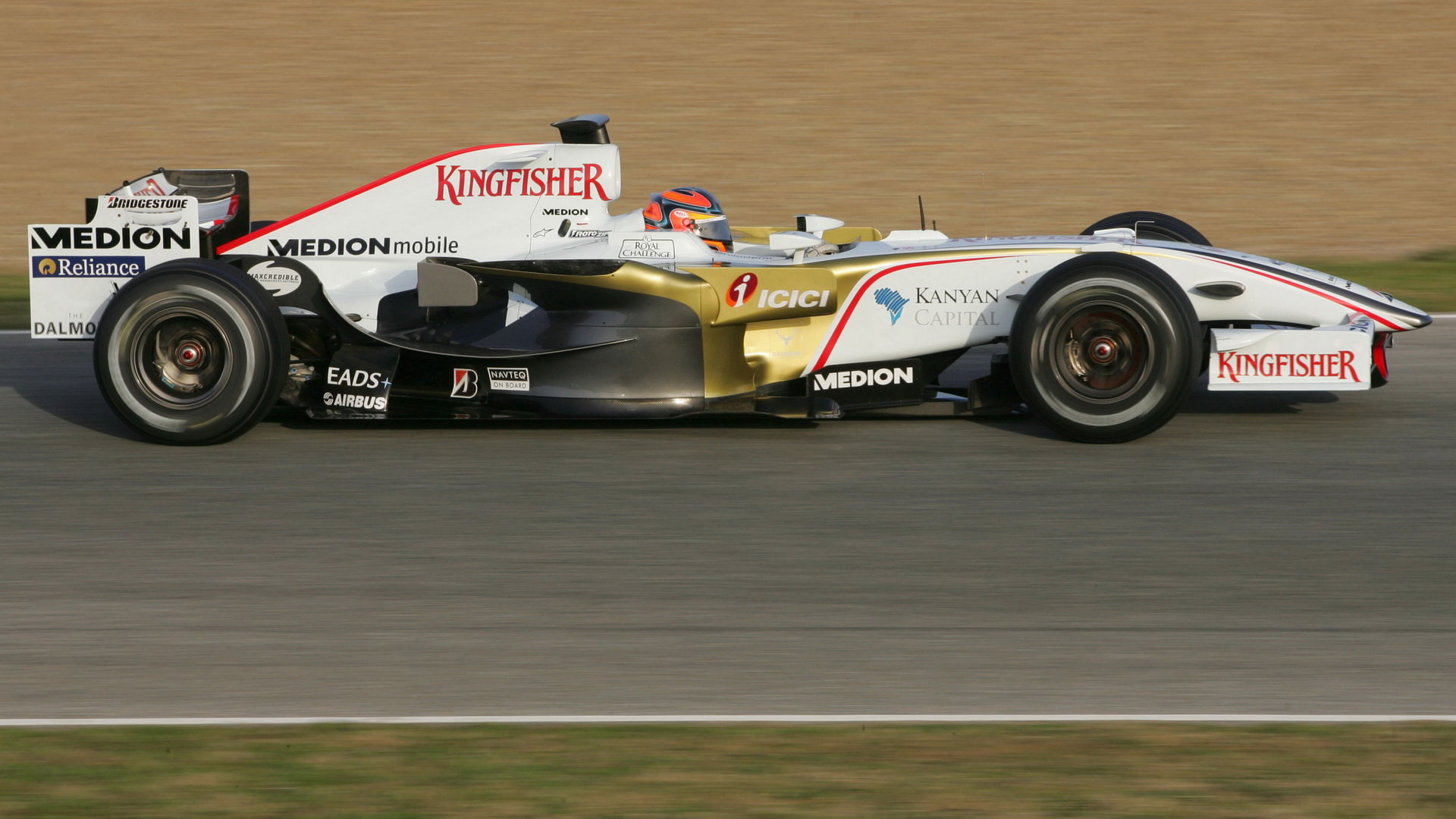 Force India při testech v Jerezu 2008