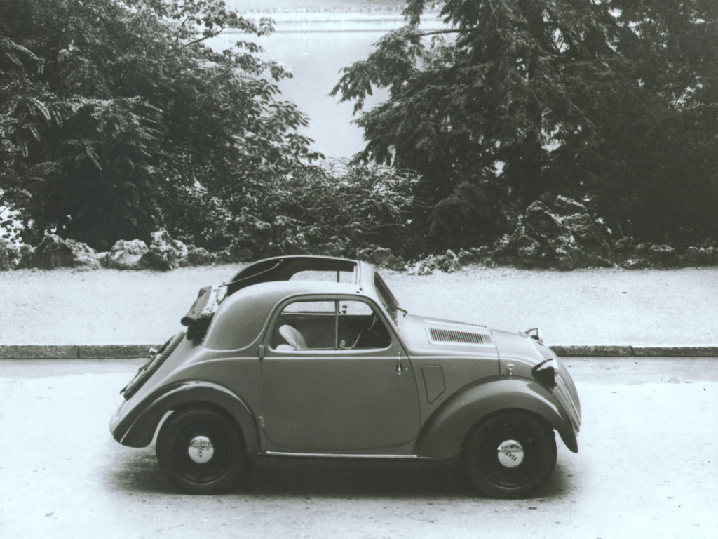 Původní Fiat Topolino, který se vyráběl téměř dvacet let