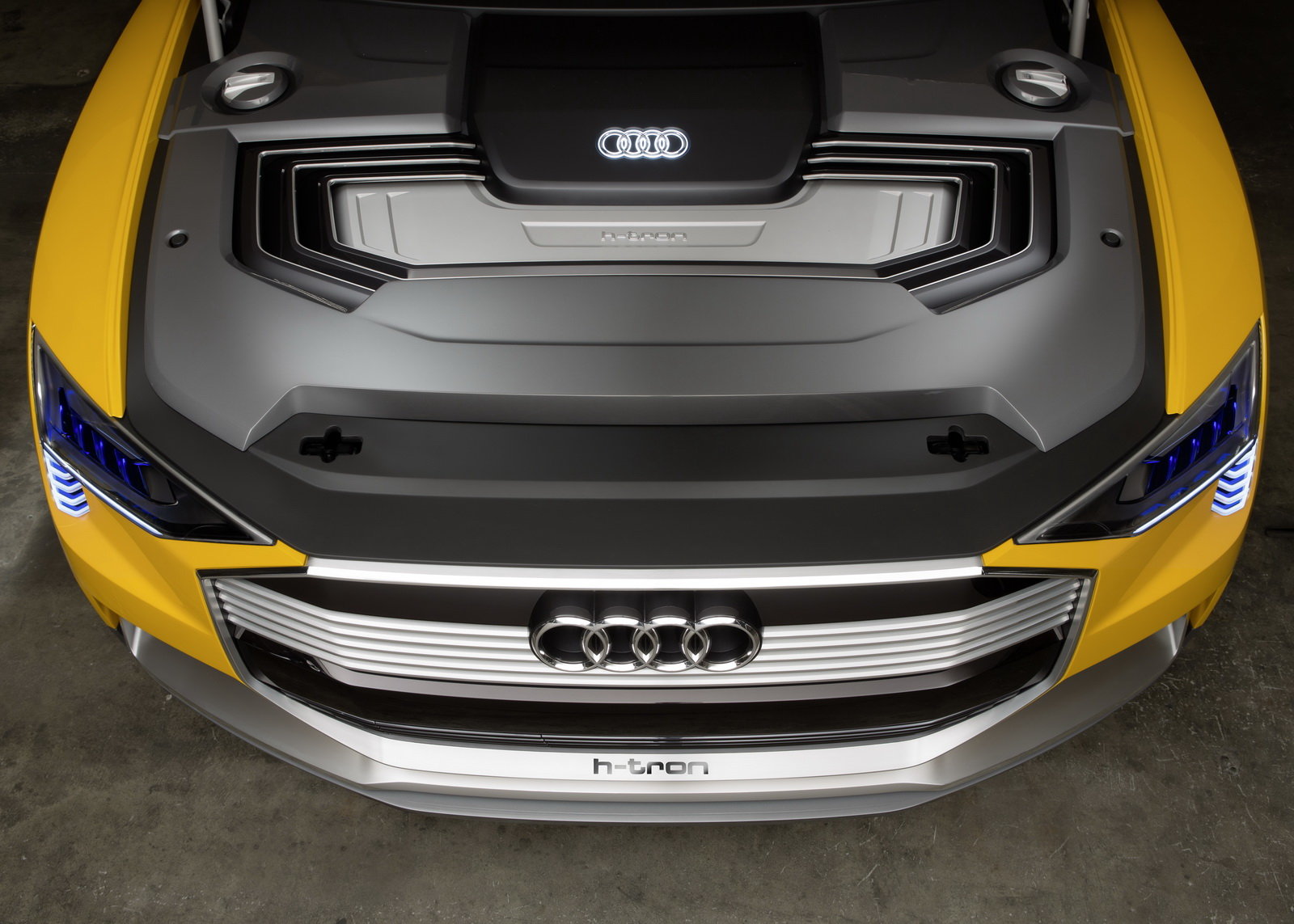 Audi h-tron quattro je posledním vývojovým stupněm německé automobilky.