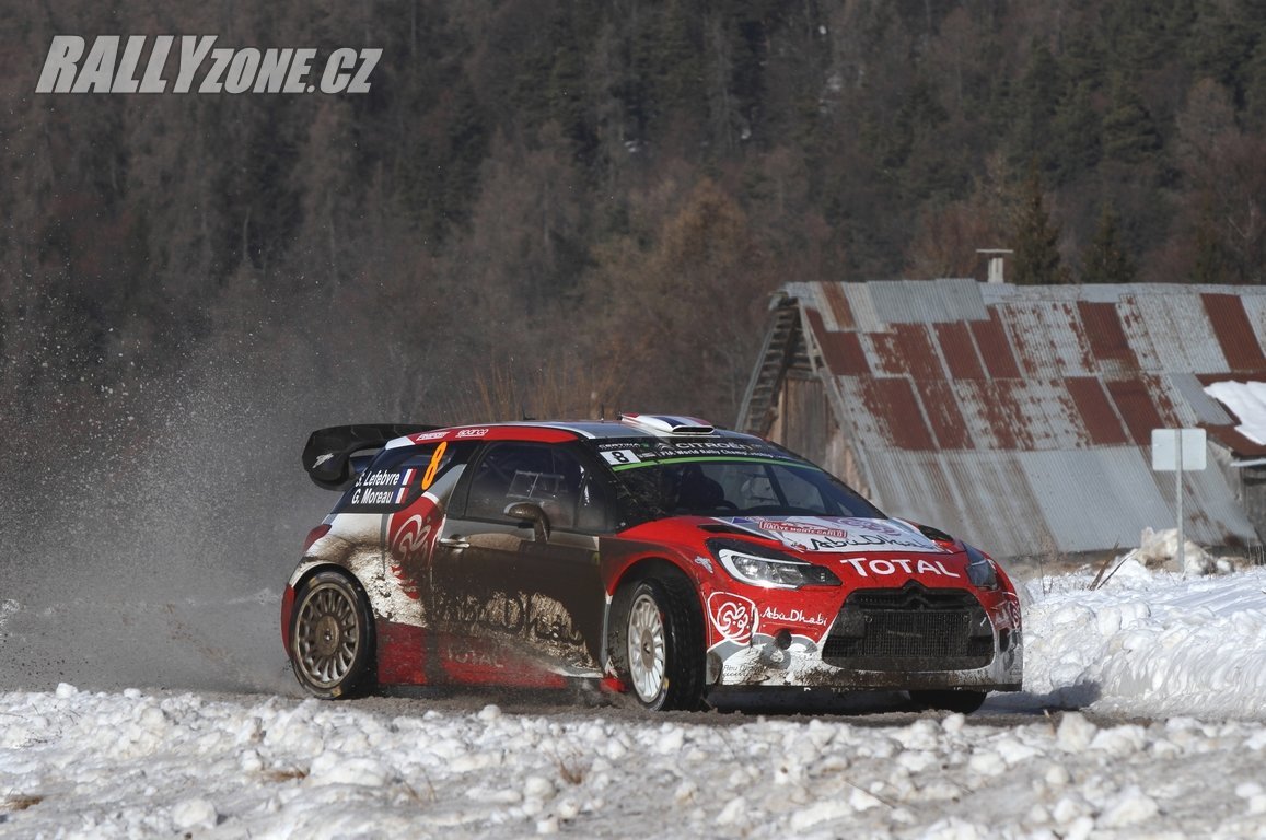 Lefebvre má s DS3 WRC na sněhu zkušenosti jenom z testu