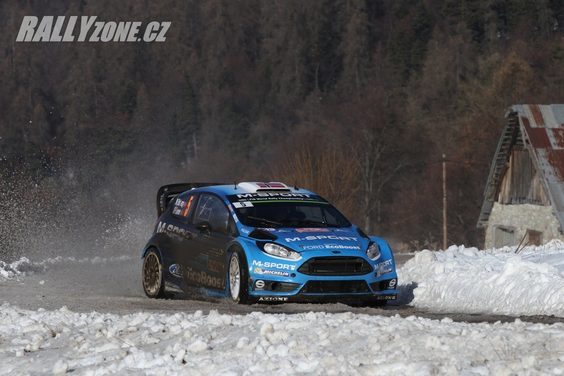 Ostberg má za sebou s Fordem Fiesta RS WRC nové specifikace jenom jednu soutěž