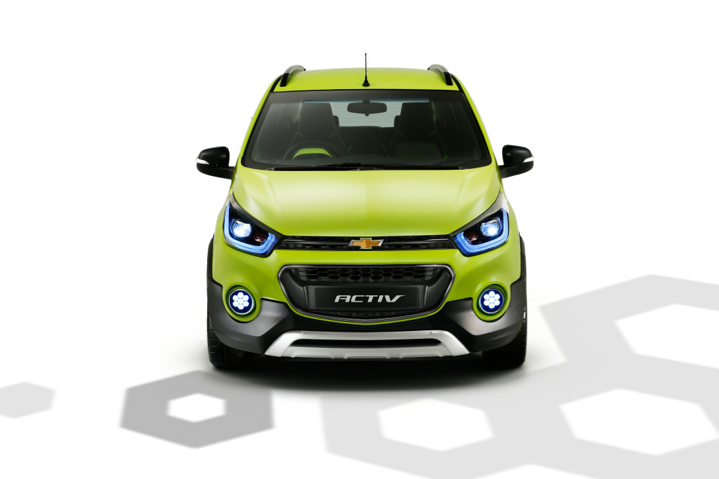 Chevrolet Beat Activ je dobrodružně laděnou variantou městského hatchbacku.