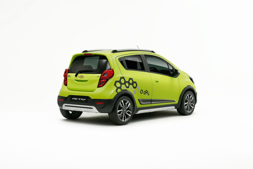 Chevrolet Beat Activ je dobrodružně laděnou variantou městského hatchbacku.