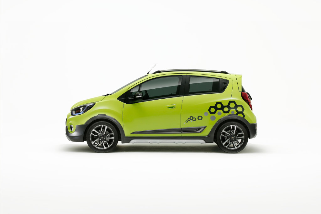 Chevrolet Beat Activ je dobrodružně laděnou variantou městského hatchbacku.