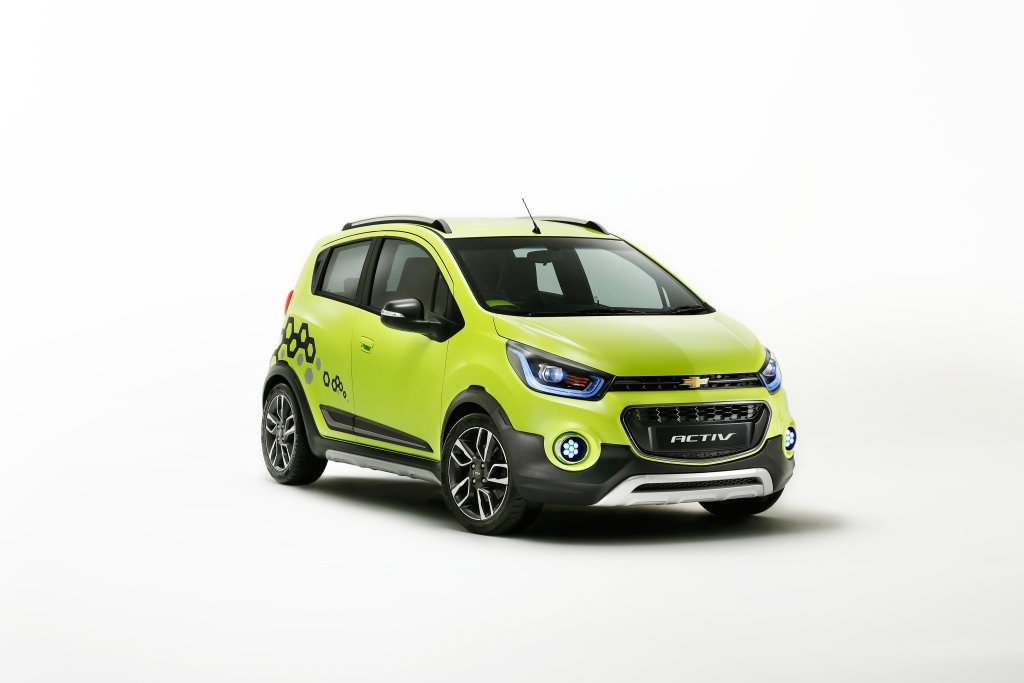 Chevrolet Beat Activ je dobrodružně laděnou variantou městského hatchbacku.