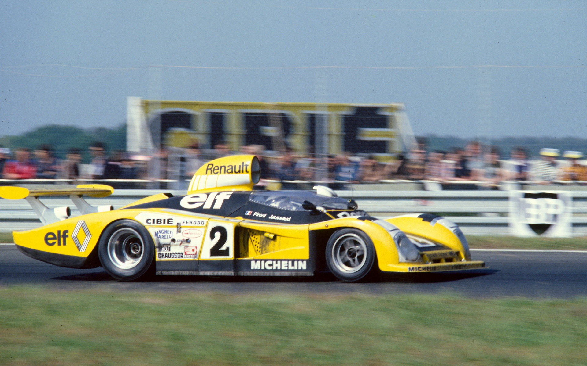 24hodinovka Le Mans 1978, vůz Renault-Alpine A442B, posádka Didier Pironi a Jean-Pierre Jaussaud