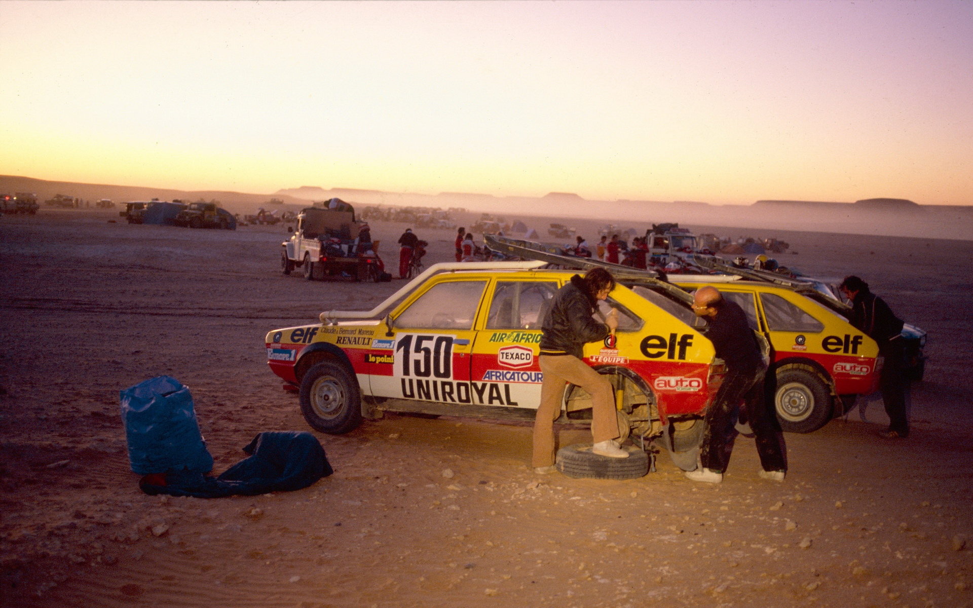 Bernard a Claude Marreauové s Renaultem 20 na Rallye Paříž - Dakar 1982