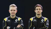 Kevin Magnusen a Jolyon Palmer