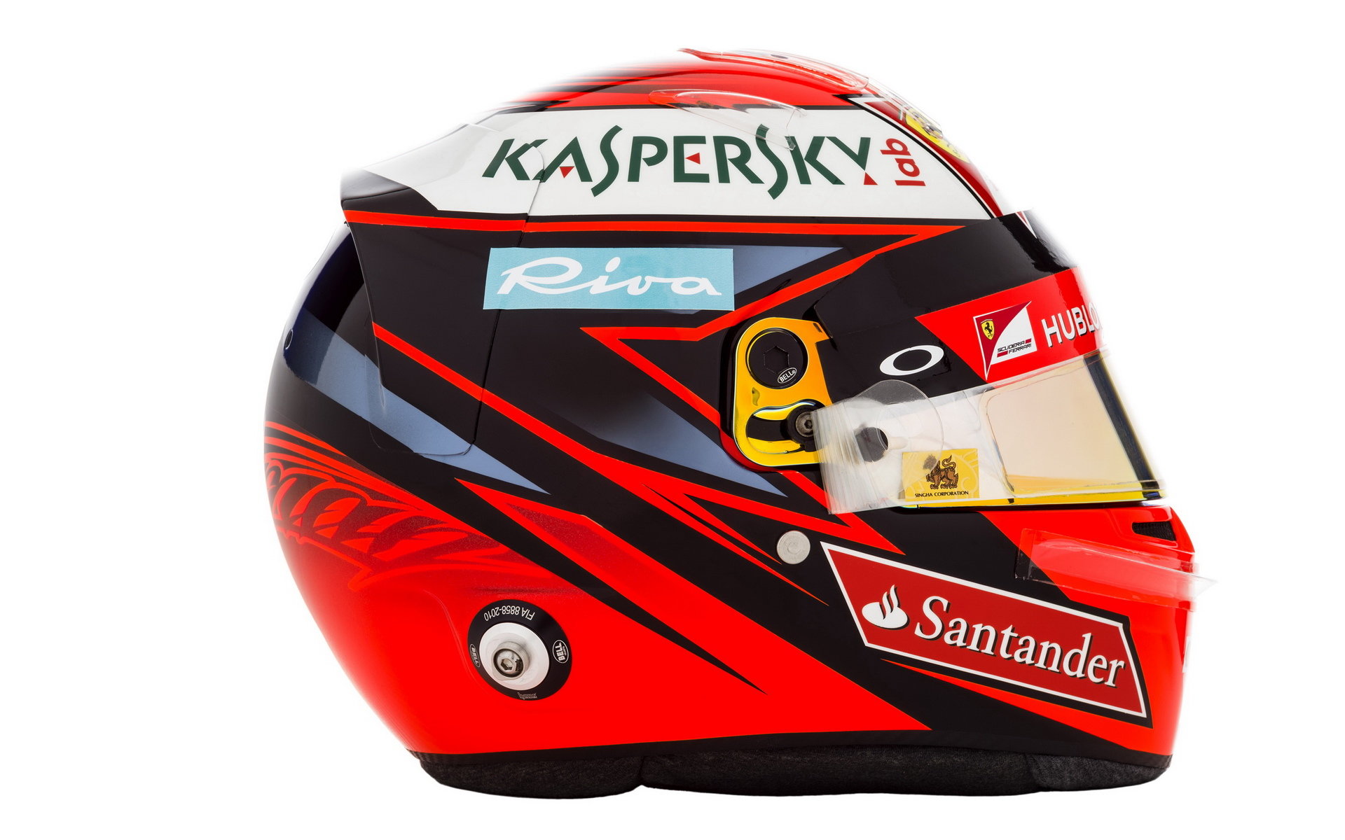 Nová přilba Kimiho Räikkönena
