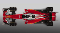 Pohled na Ferrari SF16-H shora