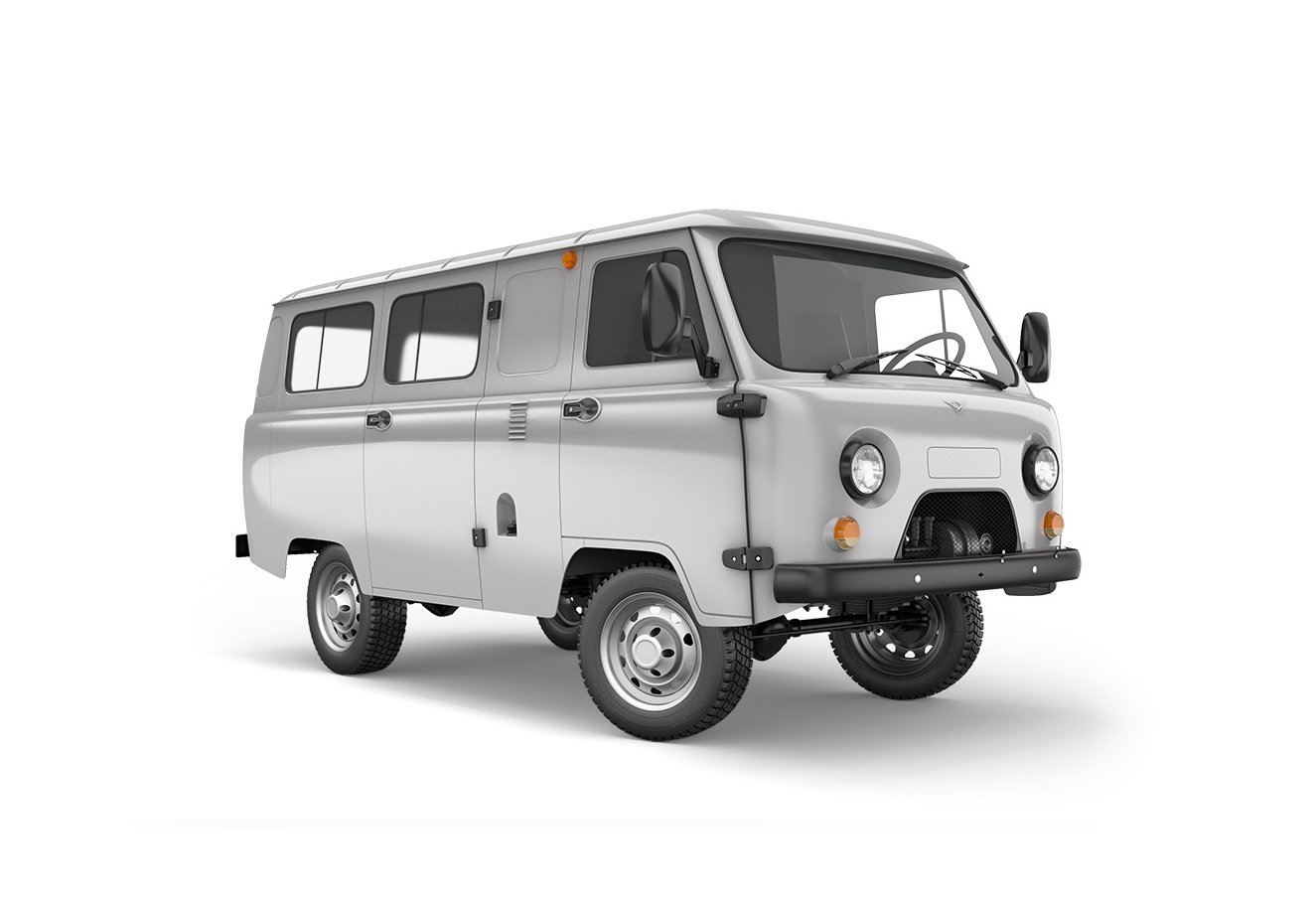 UAZ Classic jako dvoumístný furgon.