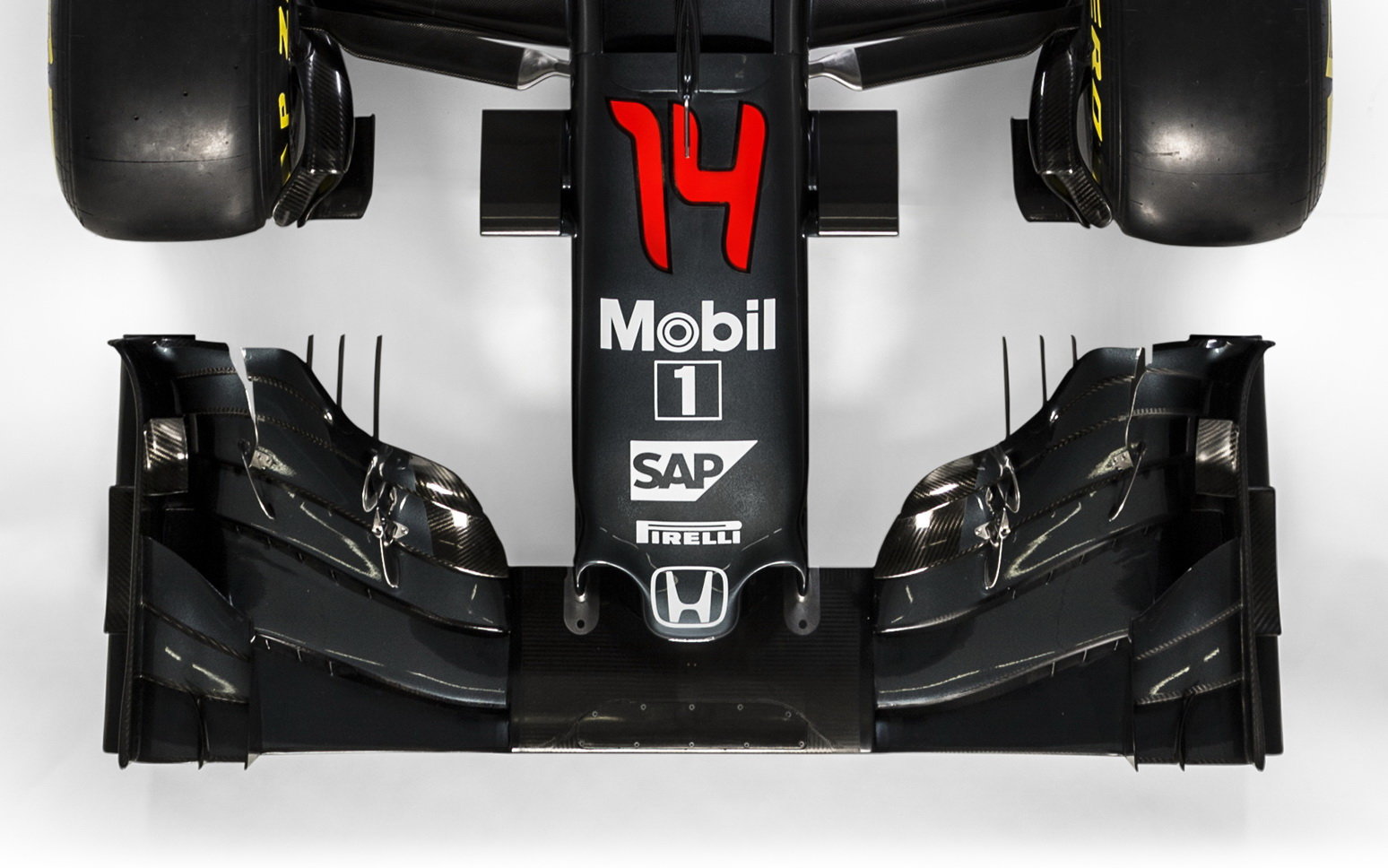 Přední křídlo vozu McLaren MP4-31 Honda