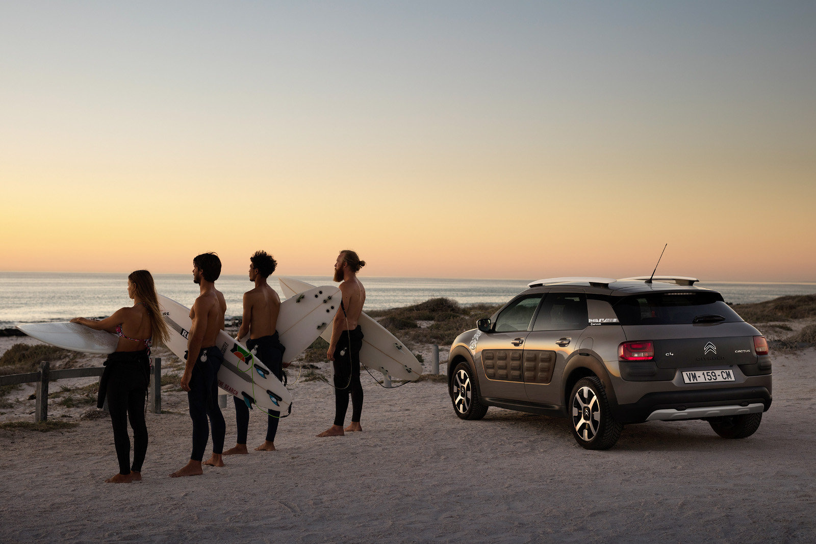 Citroën C4 Cactus Rip Curl je novou edicí populárního modelu, přinášející systém Grip Control.