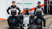 Nico Hülkenberg a Sergio Pérez představují nový vůz Force India VJM09 - Mercedes